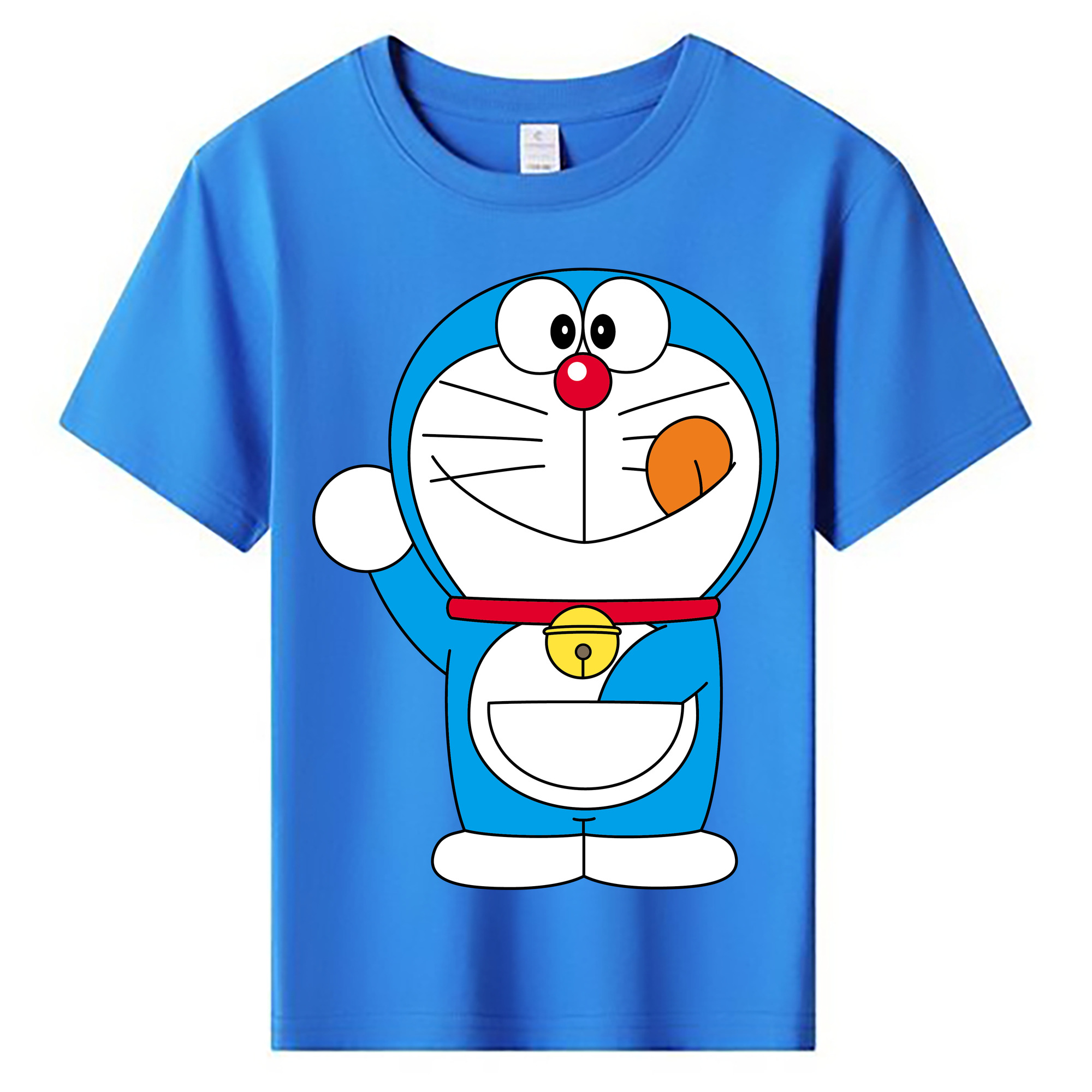 （画像用） ドラえもん Doraemon 綿100％キッズTシャツ（フロントプリント）